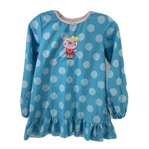 Carters Super Comfy Blue Polka Dot Pajama Top 12